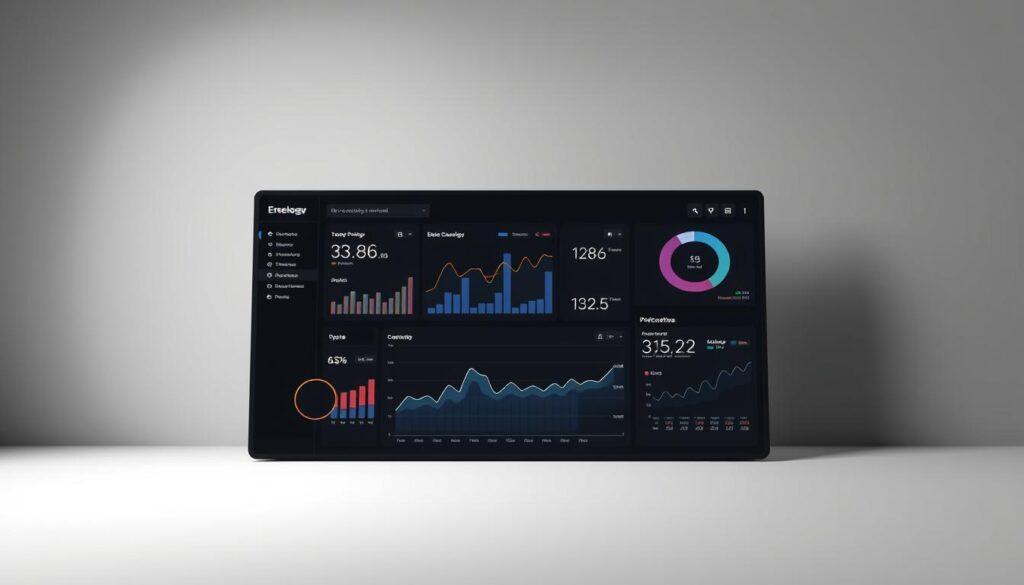Sleek and modern data analysis dashboard set against a minimalist, monochrome backdrop. In the foreground, an intuitive interface with crisp visualizations and interactive charts, conveying key insights and metrics. The middle ground features a clean, uncluttered layout, with carefully curated data points and analytical tools arranged for optimal productivity. Subtle lighting casts a soft glow, creating a professional, sophisticated atmosphere. The overall composition suggests a powerful, yet user-friendly platform for strategic decision-making, tailored to the needs of risk management analysts. Sleek and modern data analysis dashboard set against a minimalist, monochrome backdrop. In the foreground, an intuitive interface with crisp visualizations and interactive charts, conveying key insights and metrics. The middle ground features a clean, uncluttered layout, with carefully curated data points and analytical tools arranged for optimal productivity. Subtle lighting casts a soft glow, creating a professional, sophisticated atmosphere. The overall composition suggests a powerful, yet user-friendly platform for strategic decision-making, tailored to the needs of risk management analysts.