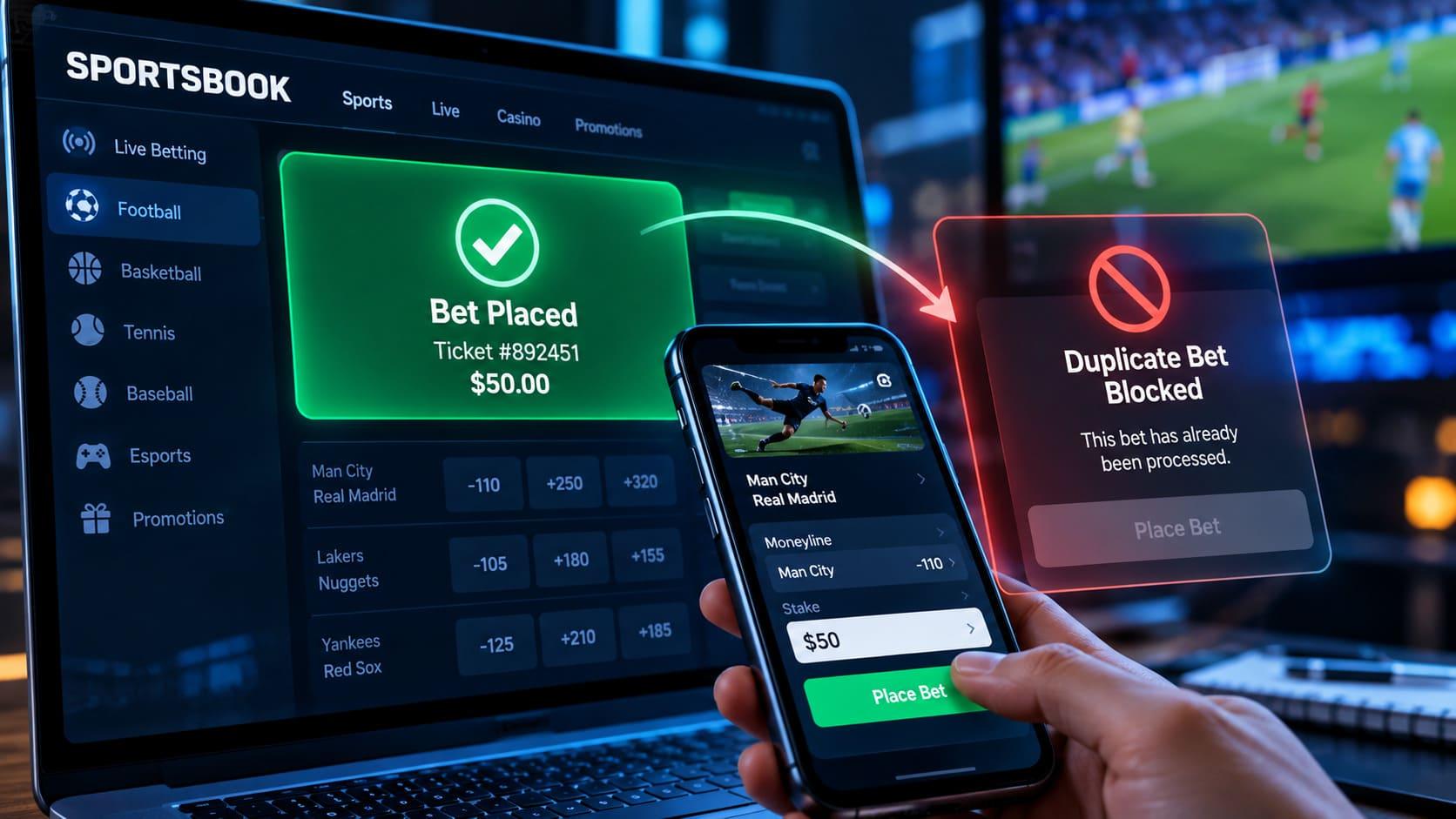 Duplicate Bet Prevention: Safer Sportsbook Software Design