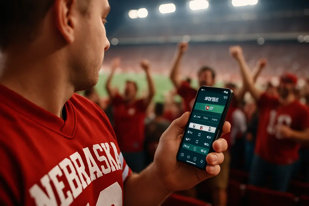 Nebraska Betting Campaign finance model with charts and sportsbook market data