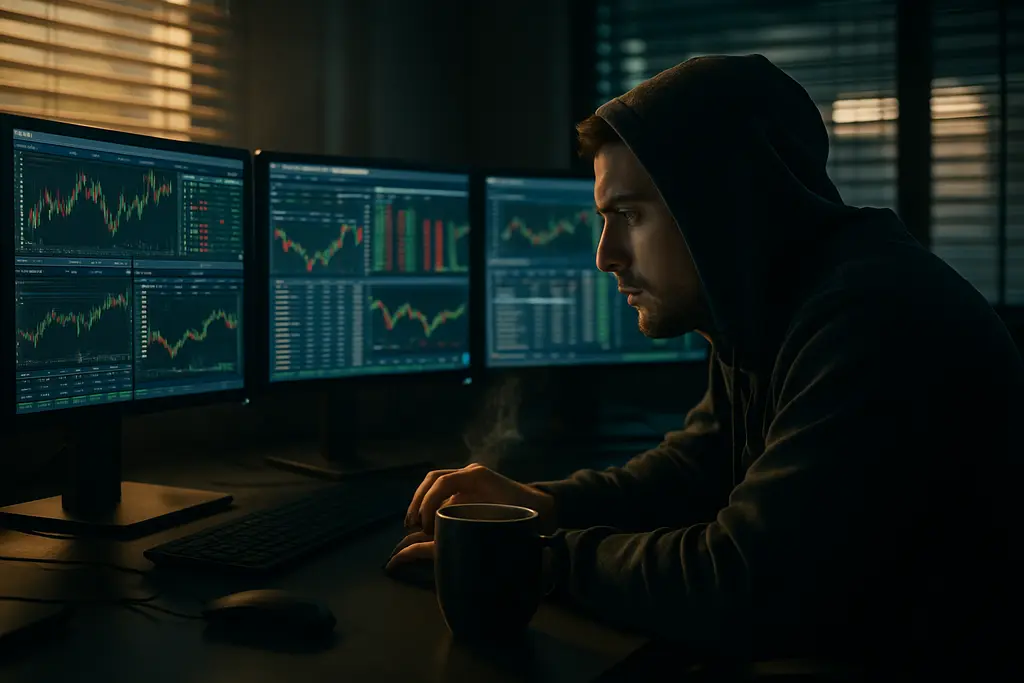 Analyst reviewing prediction market risk controls on a sportsbook compliance dashboard