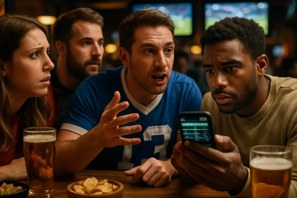 Analysts reviewing sportsbook consumer protection controls on a conference table